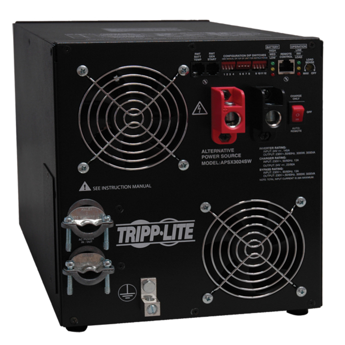 Eaton Tripp Lite Series 3000W APS X Series 24VDC 230V Inverter/Charger with Pure Sine-Wave Output, Hardwired
