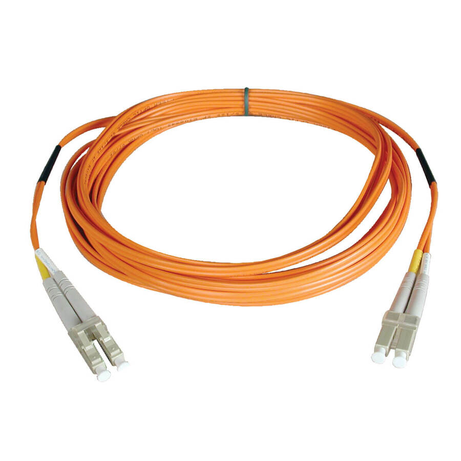 Tripp Lite by Eaton 61M Duplex Multimode 62.5/125 Fiber Optic Patch Cable LC/LC 200' 200ft 61 Meter