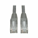 Eaton Tripp Lite Series Cat6 Gigabit Snagless Molded (UTP) Ethernet Cable (RJ45 M/M), PoE, Gray, 75 ft. (22.86 m)