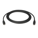 Eaton Tripp Lite Series Toslink Digital Optical SPDIF Audio Cable, 4M (13.12 ft.)