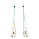 Eaton Tripp Lite Series 10Gb Duplex Multimode 50/125 OM3 LSZH Fiber Patch Cable (LC/LC) - Aqua, 4M (13 ft.)