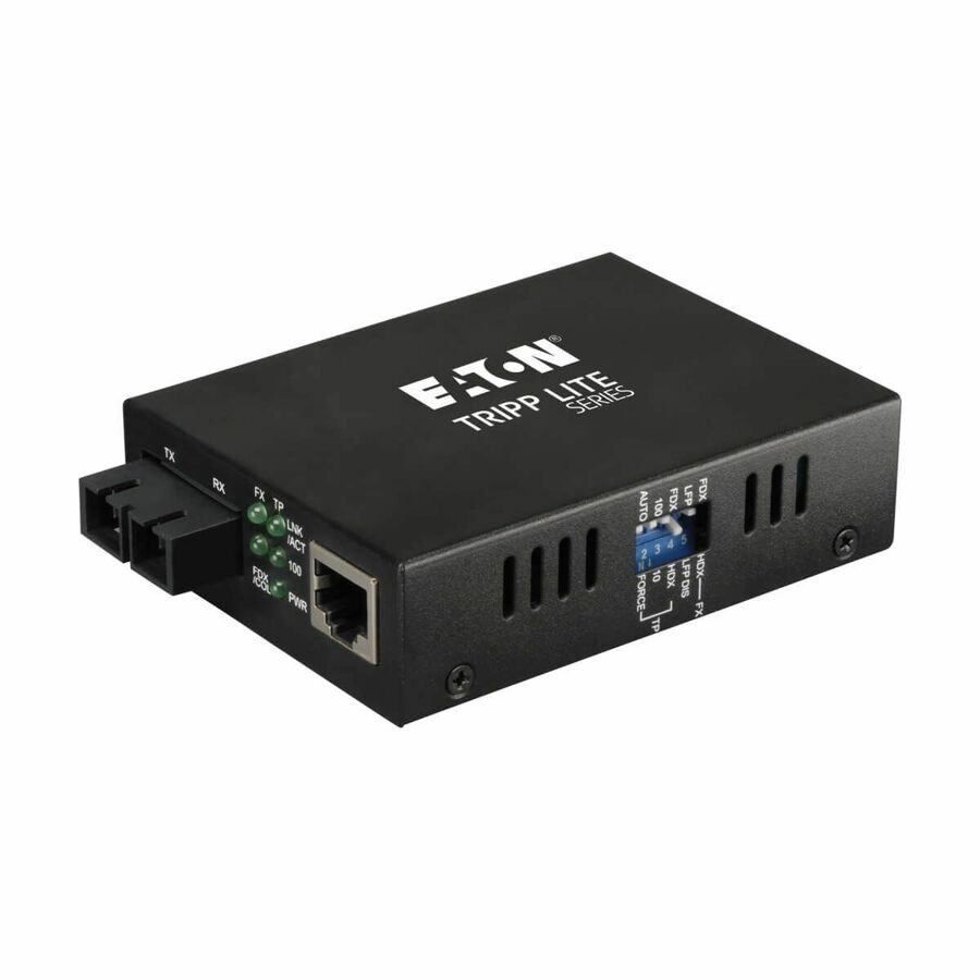 Tripp Lite by Eaton Gigabit Multimode Fiber to Ethernet Media Converter 10/100BaseT to 100BaseFX-SC 2km 1310nm