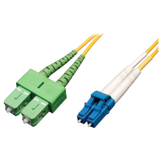 Tripp Lite by Eaton 2M Duplex Singlemode 9/125 Fiber Optic Patch Cable LC/SC/APC 6' 6ft 2 Meter