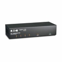 Eaton Tripp Lite Series 4-Port DVI Splitter with Audio and Signal Booster - Single-Link DVI-I, 1920 x 1200 (1080p) @ 60 Hz, TAA