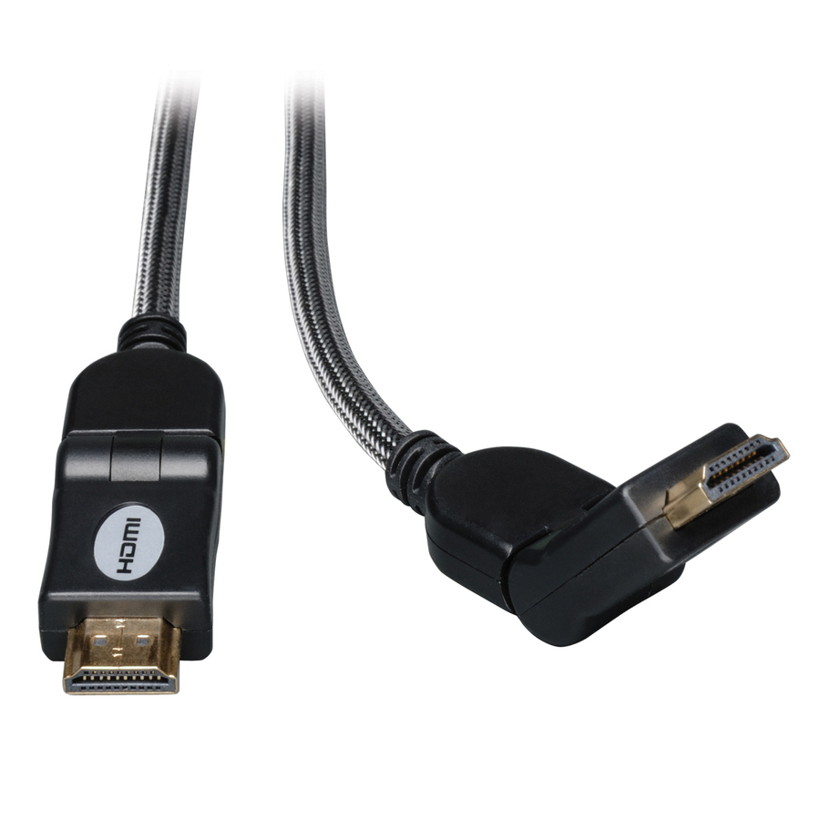 Eaton Tripp Lite Series High-Speed HDMI Cable with Swivel Connectors, Digital Video with Audio, UHD 4K (M/M), 6 ft. (1.83 m)