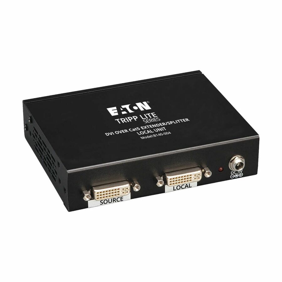 Eaton Tripp Lite Series 4-Port DVI over Cat5/6 Splitter/Extender, Box-Style Transmitter for Video, DVI-D Single Link, 200 ft. (60 m), TAA