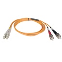 Eaton Tripp Lite Series Duplex Multimode 62.5/125 Fiber Patch Cable (LC/ST), 50M (164 ft.)