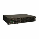 Tripp Lite by Eaton PDU 5.5kW Single-Phase Monitored PDU with LX Platform Interface 208/230V Outlets (12-C13 and 4-C19) L6-30P 12 ft. (3.66 m) Cord 2U Rack-Mount TAA