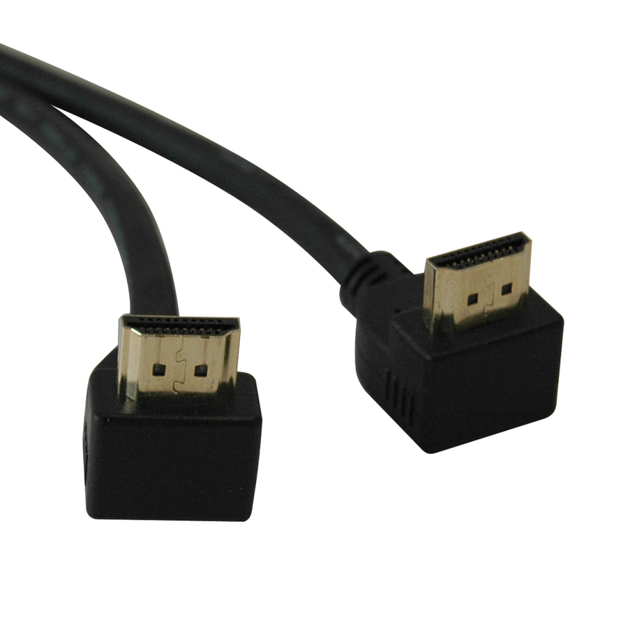 Eaton Tripp Lite Series High-Speed HDMI Cable with 2 Right-Angle Connectors, Digital Video with Audio (M/M), 6 ft. (1.83 m)