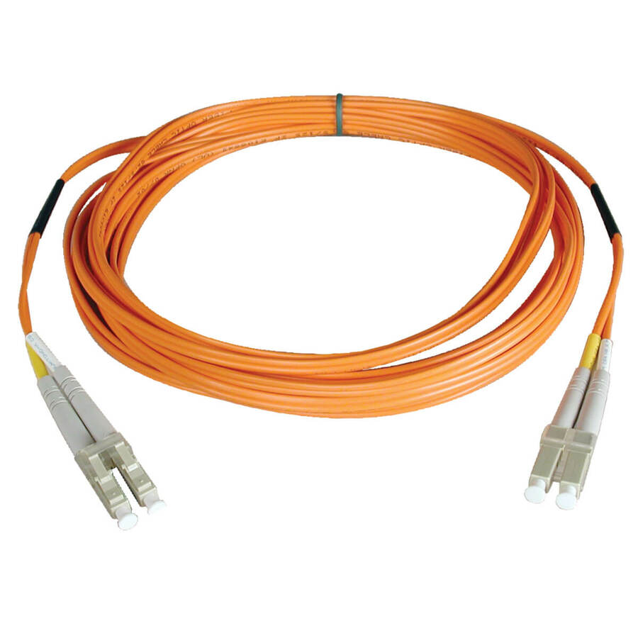 Tripp Lite by Eaton 0.3M Duplex Multimode 62.5/125 Fiber Optic Patch Cable LC/LC 1' 1ft 0.3 Meter