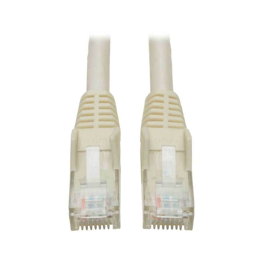 Tripp Lite by Eaton Cat6 Gigabit Snagless Molded (UTP) Ethernet Cable (RJ45 M/M) PoE White 20 ft. (6.09 m)