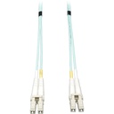Tripp Lite by Eaton 10Gb Duplex Multimode 50/125 OM3 LSZH Fiber Patch Cable (LC/LC) - Aqua 25M (82 ft.)