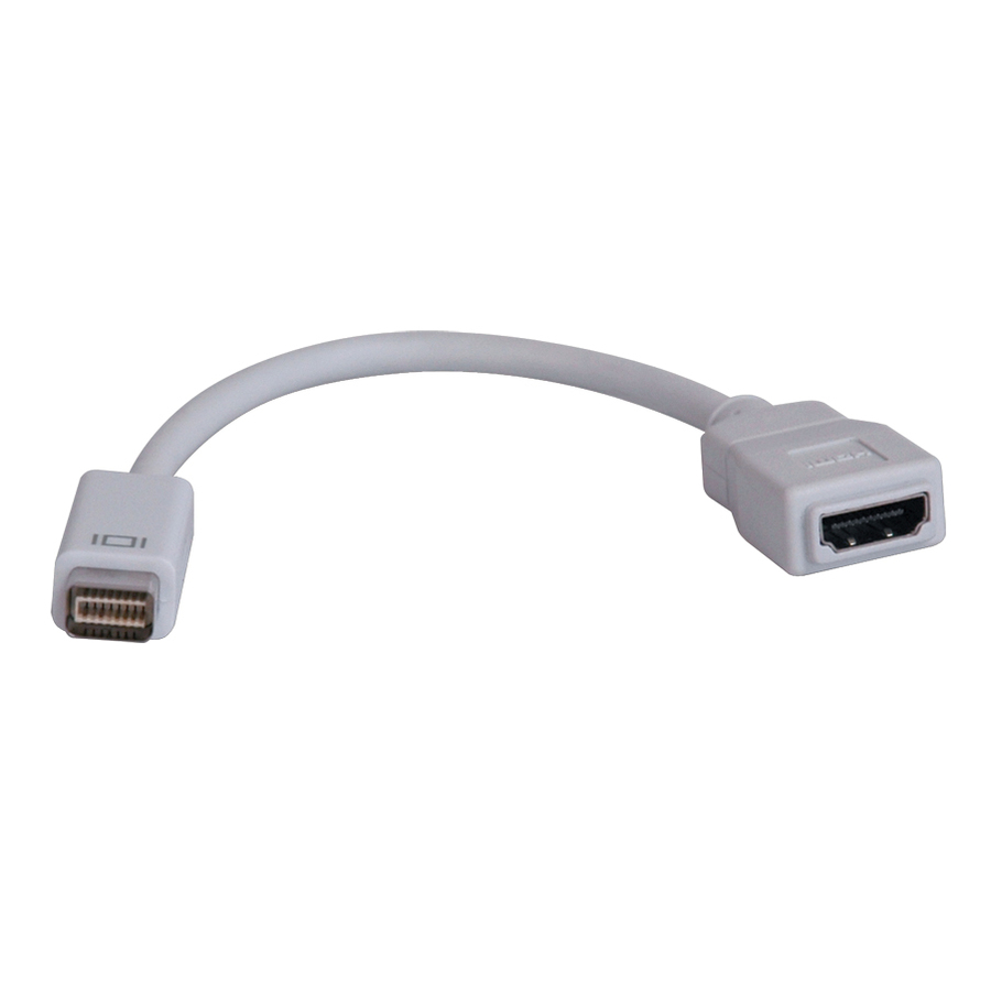 Eaton Tripp Lite Series Mini DVI to HDMI Cable Adapter, Video Converter for Macbooks and iMacs, (M/F)