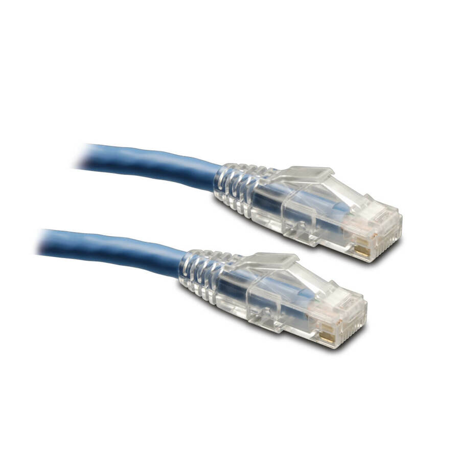 Tripp Lite by Eaton Cat6 Gigabit Solid Conductor Snagless UTP Ethernet Cable (RJ45 M/M) PoE Blue 100 ft. (30.5 m)