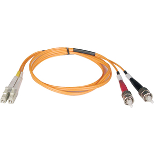 Tripp Lite by Eaton 2M Duplex Multimode 50/125 Fiber Optic Patch Cable LC/ST 6' 6ft 2 Meter