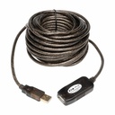 Eaton Tripp Lite Series USB 2.0 Active Extension Repeater Cable (A M/F), 16 ft. (4.88 m)