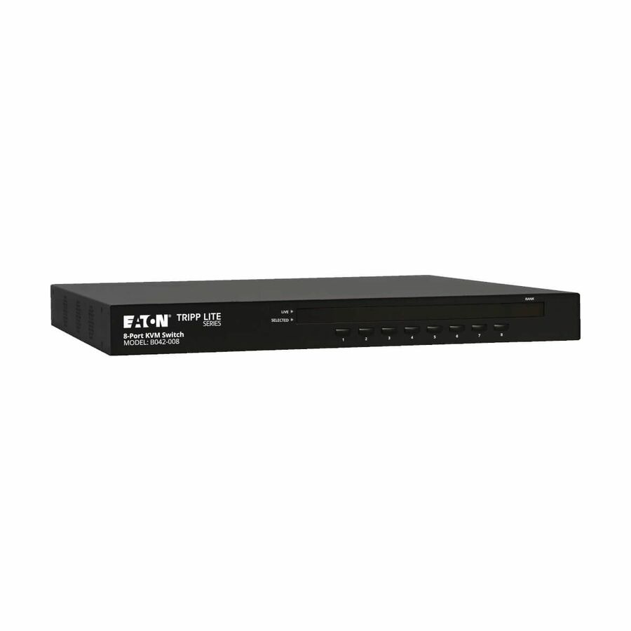 Tripp Lite by Eaton Rackmount KVM Switch 8-Port / USB / PS2 w/ On Screen Display 1U