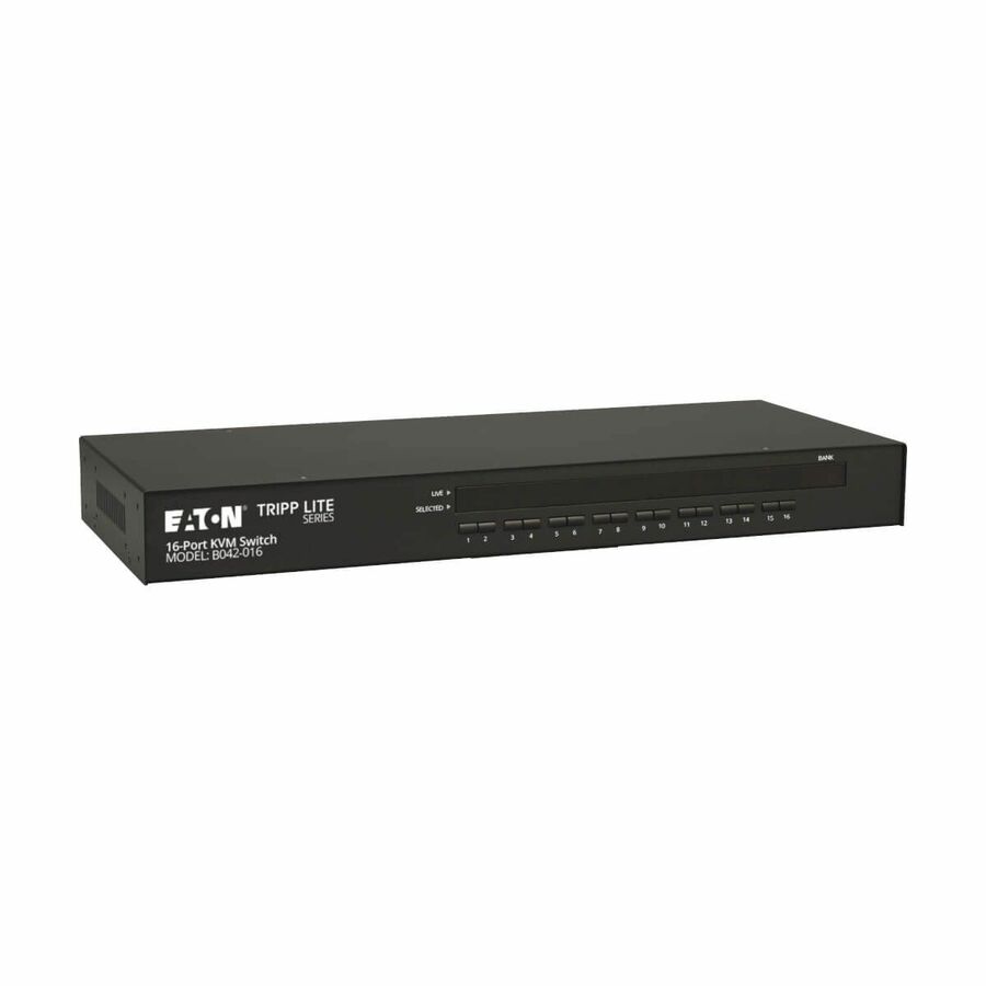 Tripp Lite by Eaton 16-Port 1U Rack-Mount USB/PS2 KVM Switch with On-Screen Display