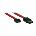 Eaton Tripp Lite Series SATA to eSATA Transition Cable (7Pin/7Pin), 18-in. (45.72 cm)