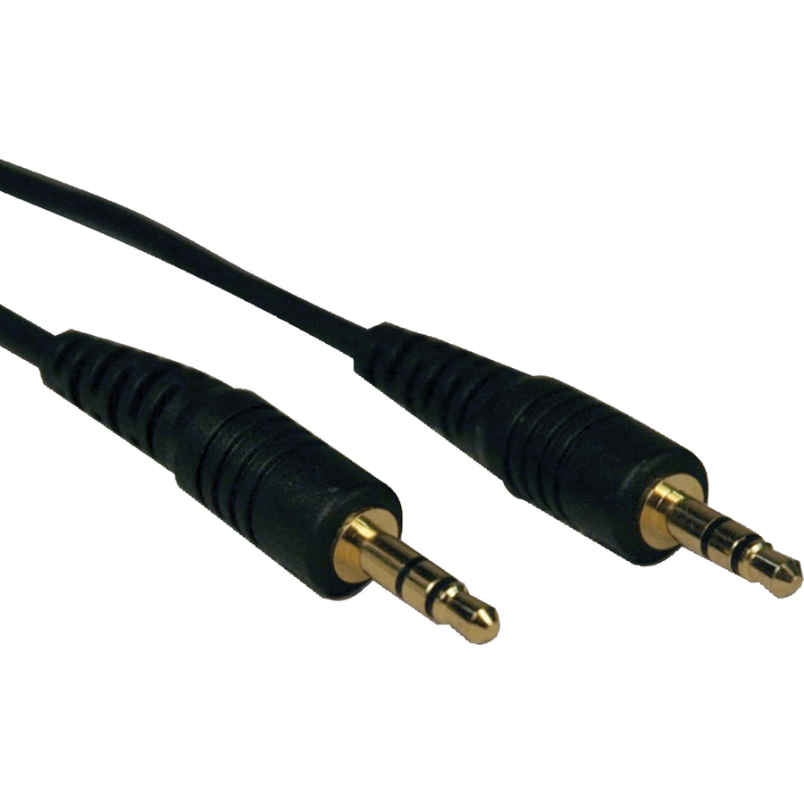 Eaton Tripp Lite Series 3.5mm Mini Stereo Audio Cable for Microphones, Speakers and Headphones (M/M), 50 ft. (15.24 m)