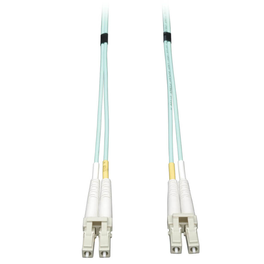 Tripp Lite by Eaton 10Gb Duplex Multimode 50/125 OM3 LSZH Fiber Patch Cable (LC/LC) - Aqua 1M (3 ft.)