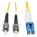 Tripp Lite by Eaton 2M Duplex Singlemode 9/125 Fiber Optic Patch Cable LC/ST 6' 6ft 2 Meter