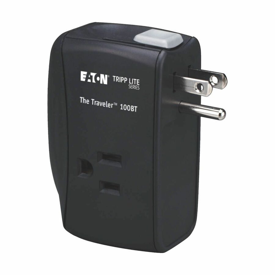 Eaton Tripp Lite Series Protect It! 2-Outlet Portable Surge Protector, Direct Plug-In, 1050 Joules, Ethernet Protection