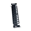 Eaton Tripp Lite Series 12-Port Wall-Mount Cat5e Patch Panel, 568B, RJ45 Ethernet, TAA