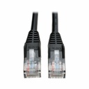 Eaton Tripp Lite Series Cat5e 350 MHz Snagless Molded (UTP) Ethernet Cable (RJ45 M/M), PoE - Black, 5 ft. (1.52 m)