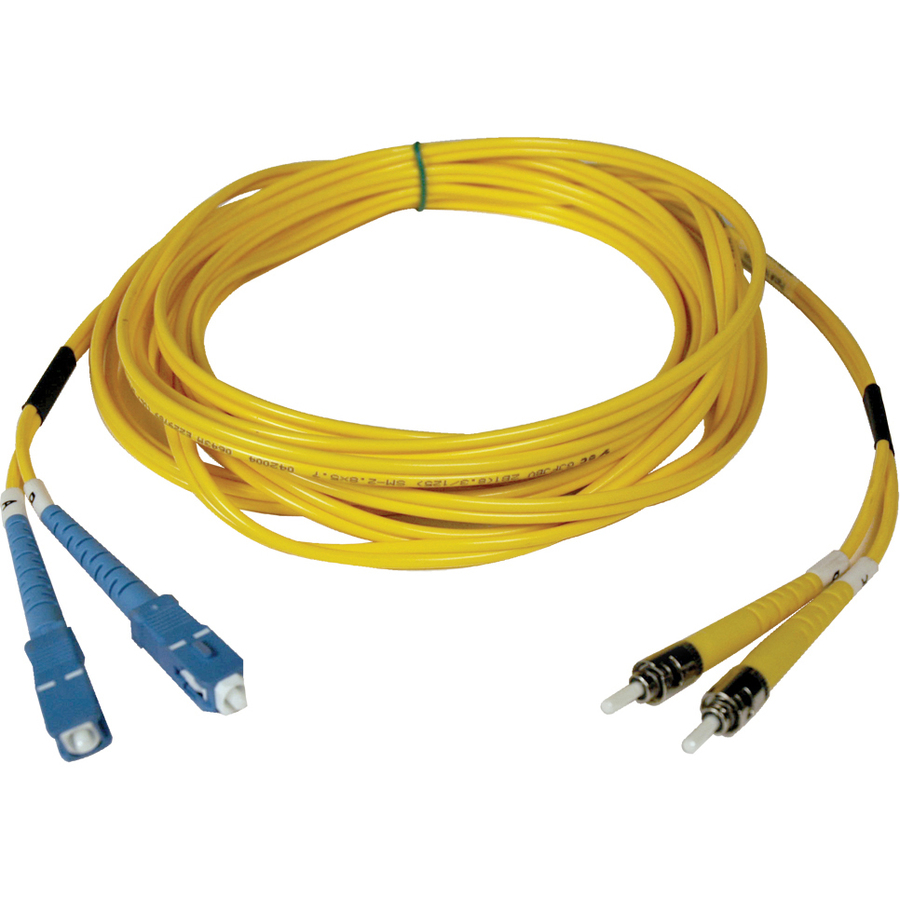 Tripp Lite by Eaton 5M Duplex Singlemode 9/125 Fiber Optic Patch Cable SC/ST 16' 16ft 5 Meter