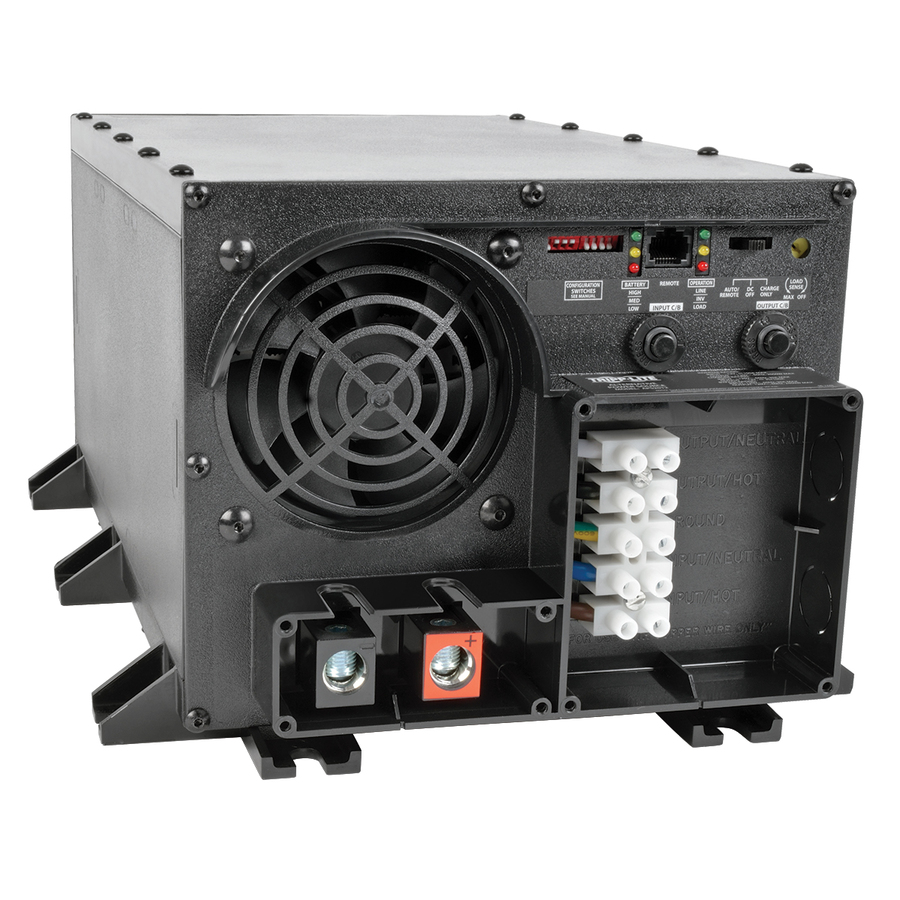 Tripp Lite by Eaton 2000W PowerVerter APS 12VDC 120V Inverter/Charger with Auto-Transfer Switching, Hardwired