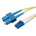 Tripp Lite by Eaton 10M Duplex Singlemode 9/125 Fiber Optic Patch Cable LC/SC 33' 33ft 10 Meter