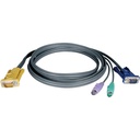 Tripp Lite by Eaton PS/2 (3-in-1) Cable Kit for NetDirector KVM Switch B020-Series and KVM B022-Series 15 ft. (4.57 m)