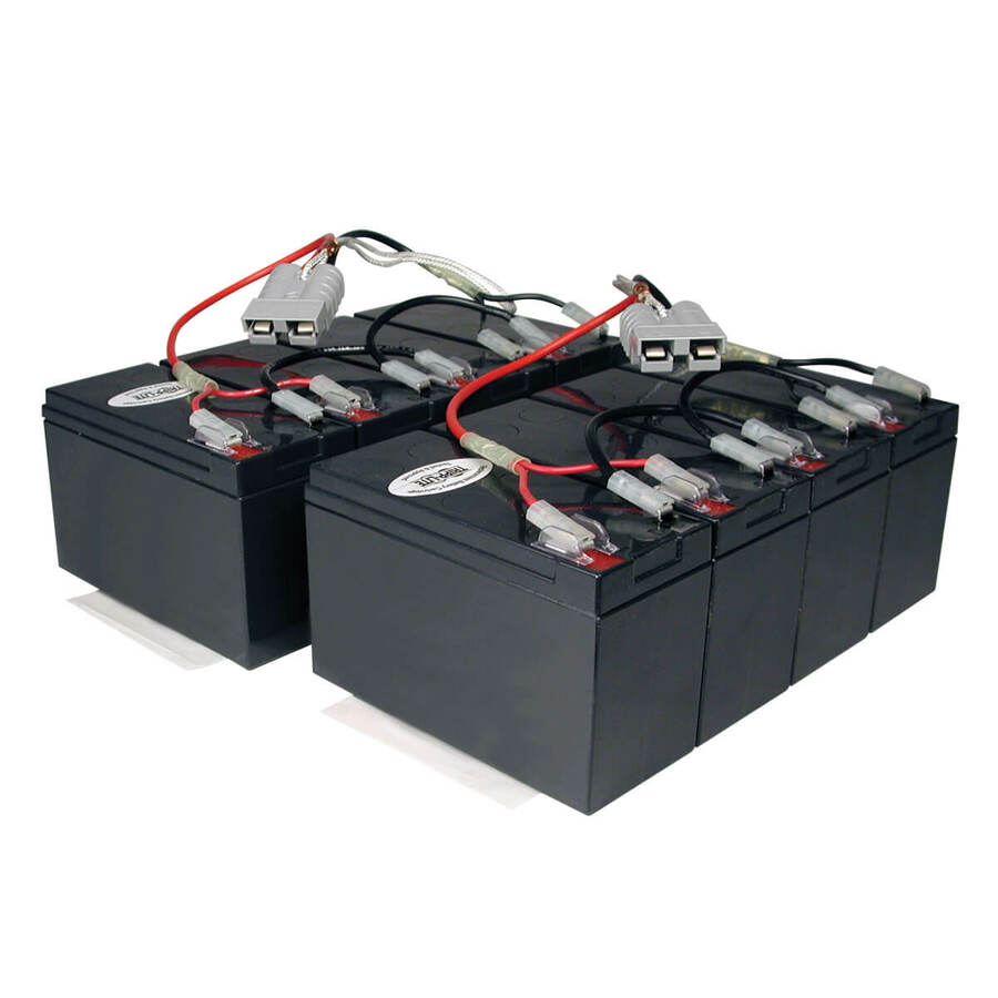 Eaton Tripp Lite Series UPS Replacement Battery Cartridge Kit (2 sets of 4) for select APC UPS