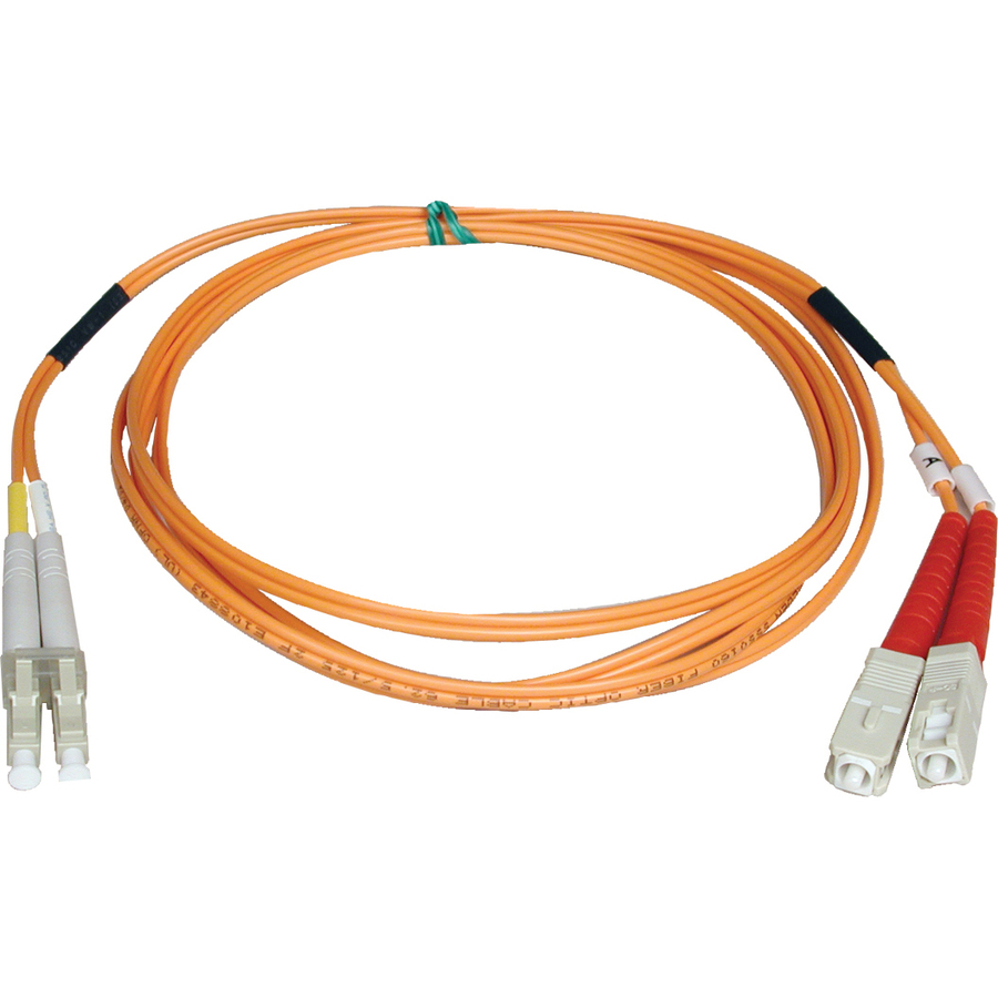 Tripp Lite by Eaton 20M Duplex Multimode 62.5/125 Fiber Optic Patch Cable LC/SC 65' 65ft 20 Meter