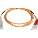 Tripp Lite by Eaton 20M Duplex Multimode 62.5/125 Fiber Optic Patch Cable LC/SC 65' 65ft 20 Meter