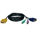 Tripp Lite by Eaton PS/2 (3-in-1) Cable Kit for NetDirector KVM Switch B020-Series and KVM B022-Series 6 ft. (1.83 m)
