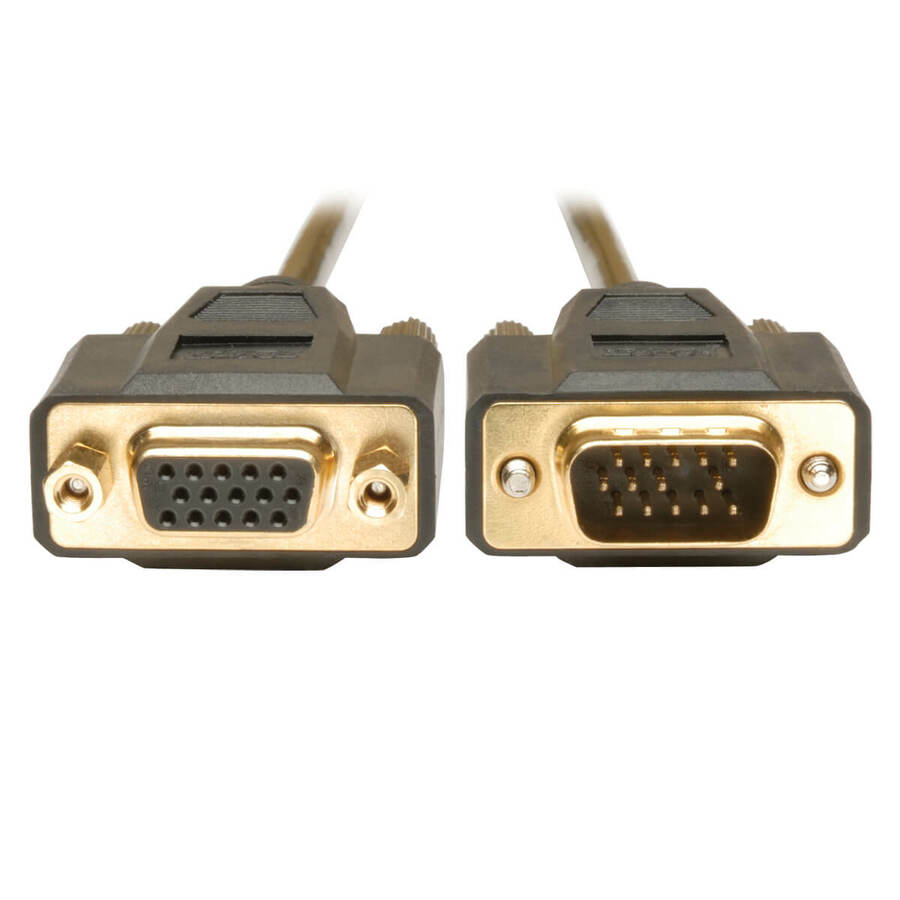 Eaton Tripp Lite Series VGA Monitor Extension Cable, 640x480 (HD15 M/F), 10 ft. (3.05 m)