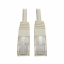 Eaton Tripp Lite Series Cat5e 350 MHz Molded (UTP) Ethernet Cable (RJ45 M/M), PoE - White, 5 ft. (1.52 m)