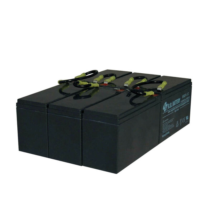 Tripp Lite by Eaton 3U UPS Replacement Battery Cartridge 72VDC for select SmartOnline UPS Systems 1 set of 6