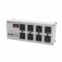 Tripp Lite by Eaton Isobar 8-Outlet Surge Protector 25 ft. Cord with Right-Angle Plug 3840 Joules Diagnostic LEDs Metal Housing
