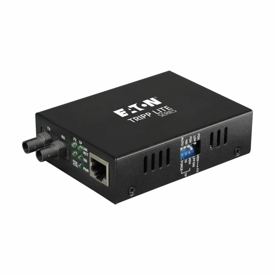 Tripp Lite by Eaton Multimode Fiber to Ethernet Media Converter 10/100BaseT to 100BaseFX-ST 2km 1310nm