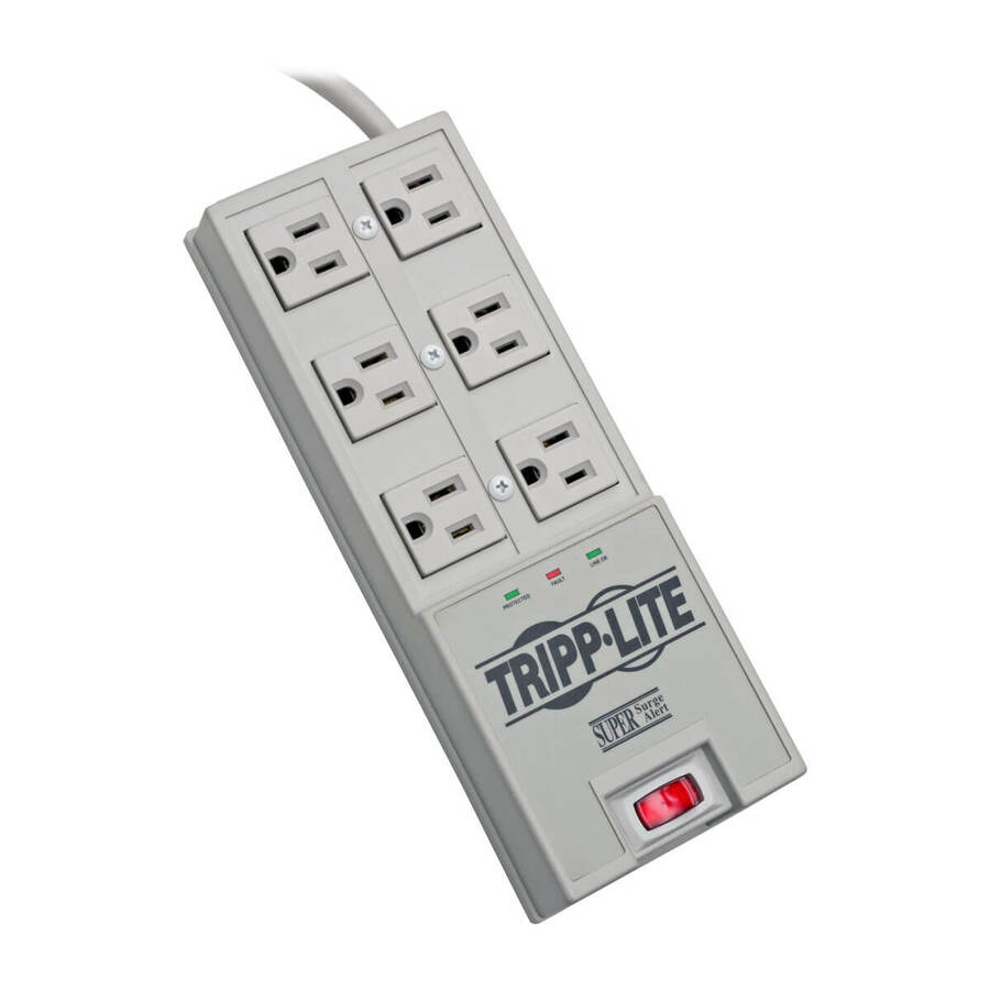 Eaton Tripp Lite Series Protect It! 6-Outlet Surge Protector, 6 ft. (1.83 m) Cord, 2420 Joules