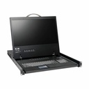 Tripp Lite by Eaton NetController 16-Port 1U Rack-Mount Console KVM Switch with 19-in. LCD