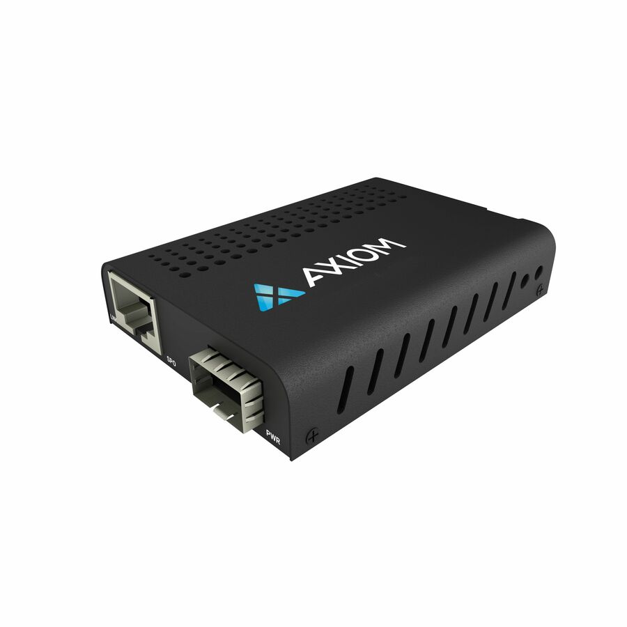 Axiom 1000BASE-T to 1000BASE-BX Simplex LC Fiber Media