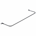 Panduit Strain Relief Bar 4.5" deep in black