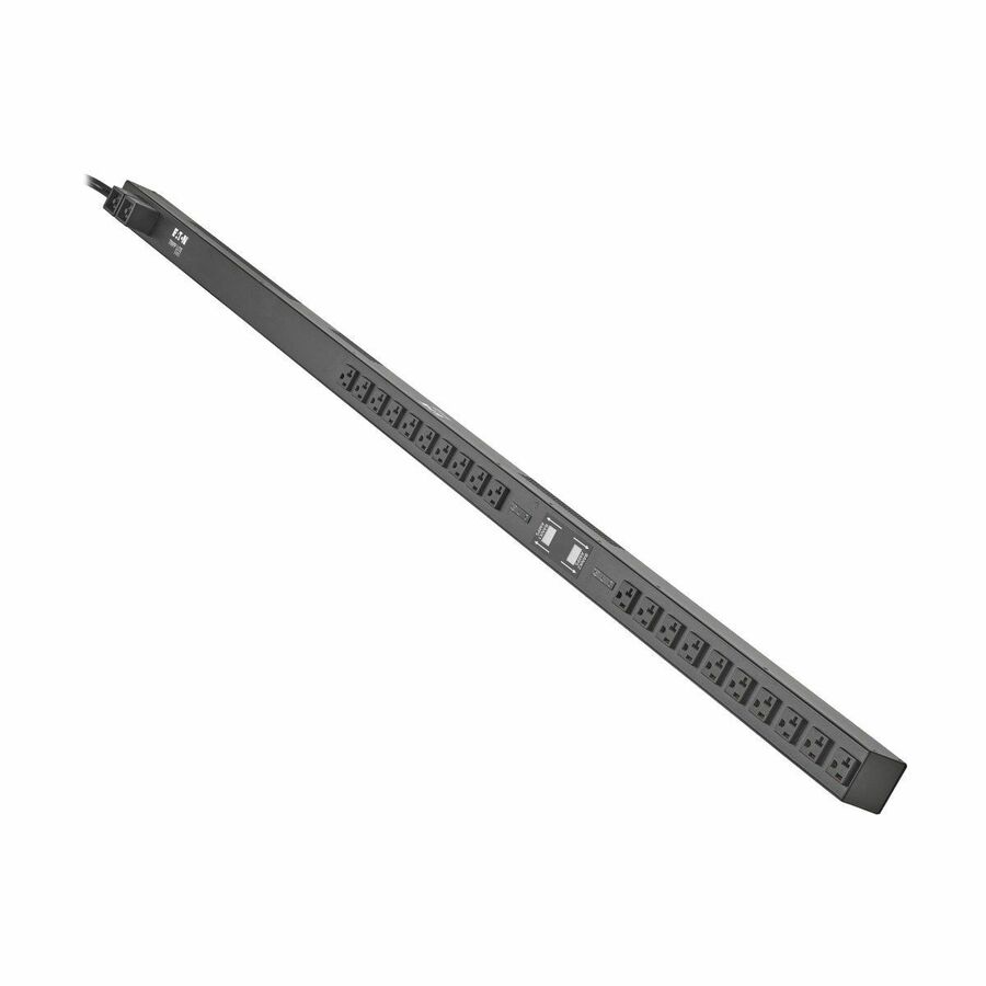 Eaton Tripp Lite Series 2.88kW Single-Phase Local Metered PDU with ISOBAR Surge Protection, 120V, 3840 Joules, 20 NEMA 5-15/20R Outlets, L5-30P Input, 10 ft. Cord, 0U Vertical