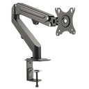 SIIG Single Gas Spring C-Clamp Monitor Desk Mount - 17" to 27"