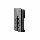 Monoprice 6-Outlet Rotating Wall Tap Surge Protector, 2160 Joules, Clamping Voltage 500V