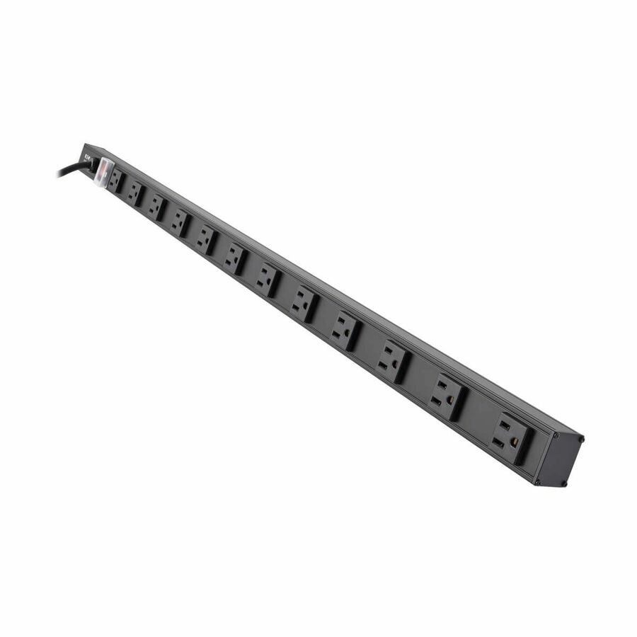 Tripp Lite by Eaton 12-Outlet Vertical Power Strip 120V 15A NEMA 5-15P 15 ft. (4.57 m) Cord 36 in. Black Housing